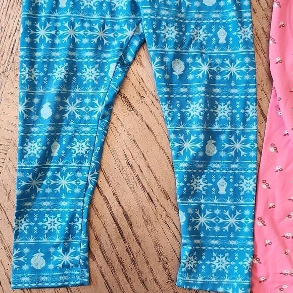 3T leggings Frozen and floral Leggings - Picture 3 of 10